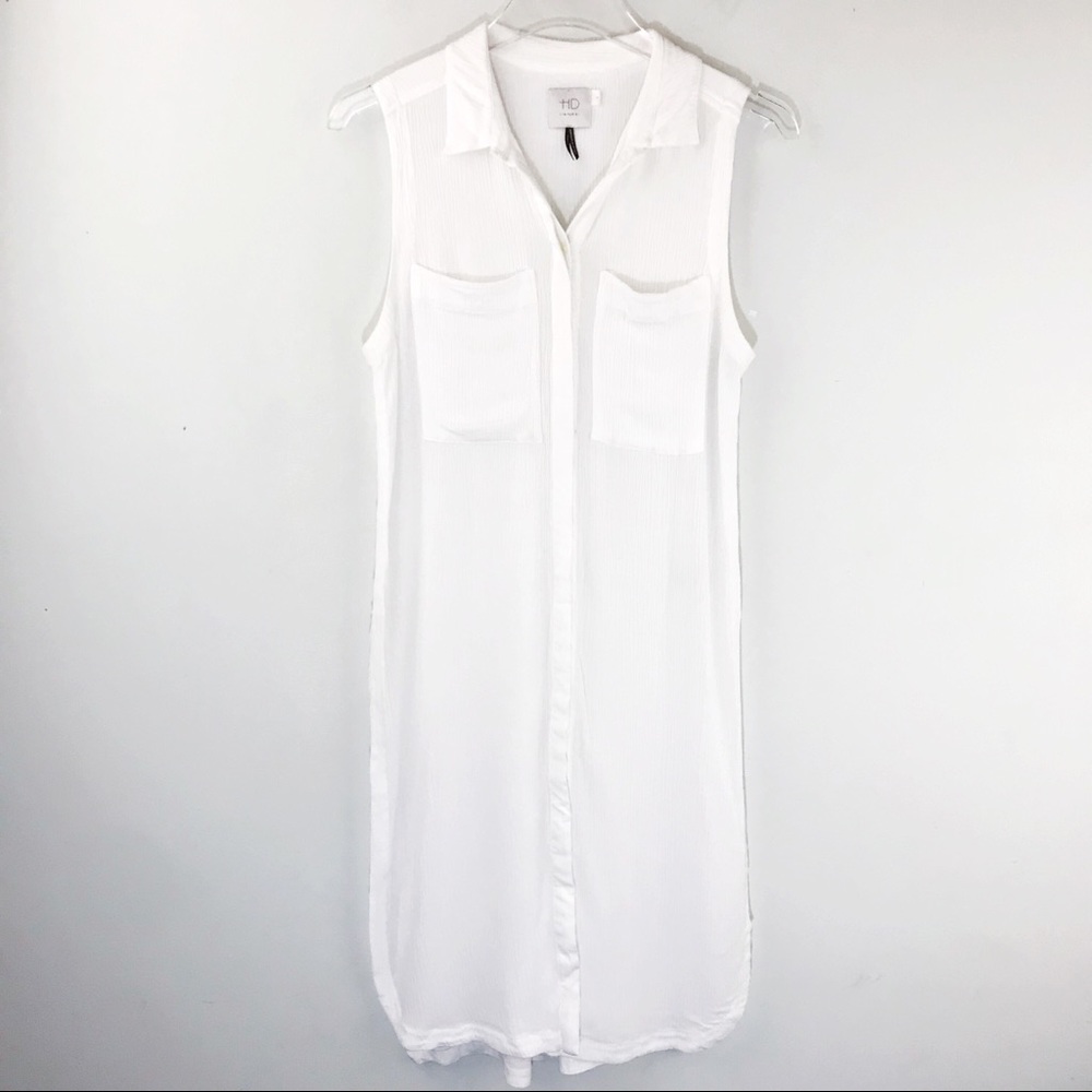 ❌SOLD❌Anthropologie HD Paris Gauze Button Down - Picture 3 of 8
